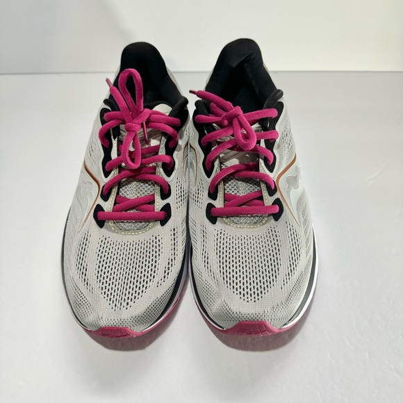 Saucony Womens Ride 14 S10650-55 Gray Running Shoes Sneakers Size 9.5 - Picture 2 of 7